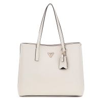 Τσάντα GUESS Meridian Girlfriend Tote HWBG6974230 Ιβουάρ