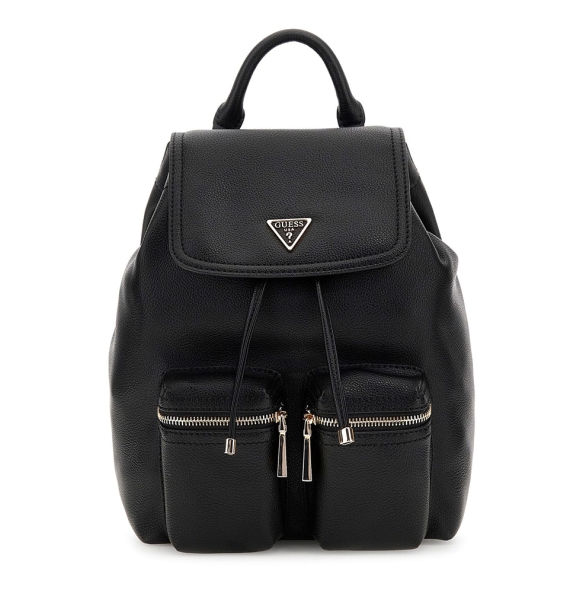 Σακίδιο GUESS Manhattan Flap HWBG7118310 Μαύρο Σακίδιο GUESS Manhattan Flap HWBG7118310 Μαύρο