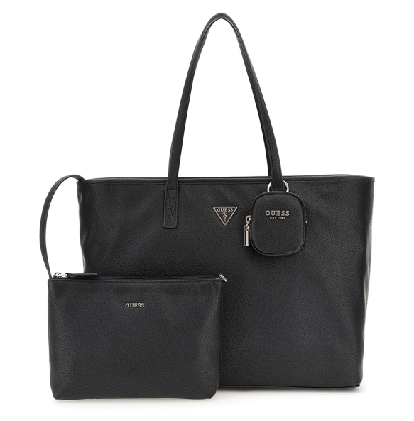 Τσάντα GUESS Power Play Large Tech Tote HWBG7124240 Μαύρο