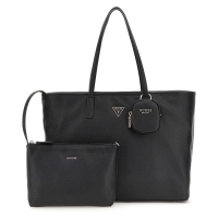 Τσάντα GUESS Power Play Large Tech Tote HWBG7124240 Μαύρο