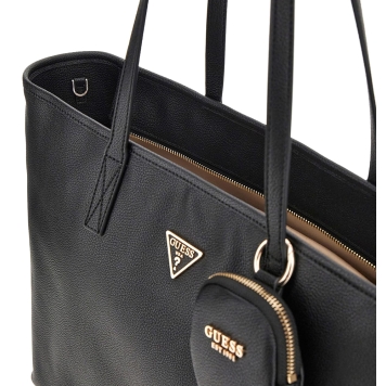 Τσάντα GUESS Power Play Large Tech Tote HWBG7124240 Μαύρο