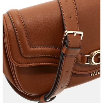 Τσάντα GUESS Dea Flap Shoulder Bag HWBG7993200 Καφέ