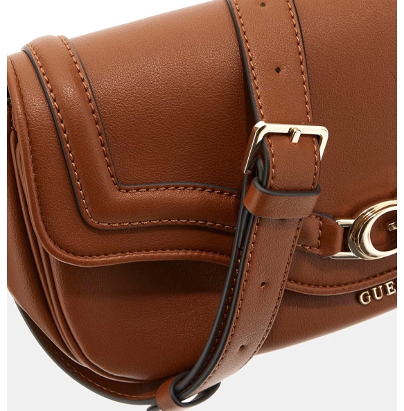 Τσάντα GUESS Dea Flap Shoulder Bag HWBG7993200 Καφέ