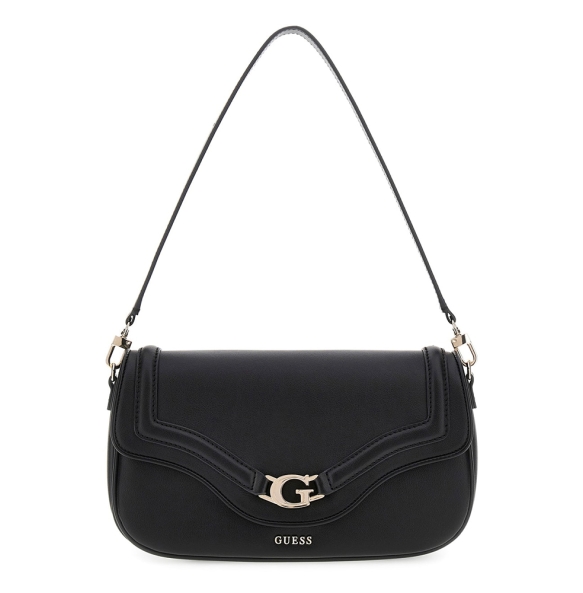 Τσάντα GUESS Dea Flap Shoulder Bag HWBG7993200 Μαύρο
