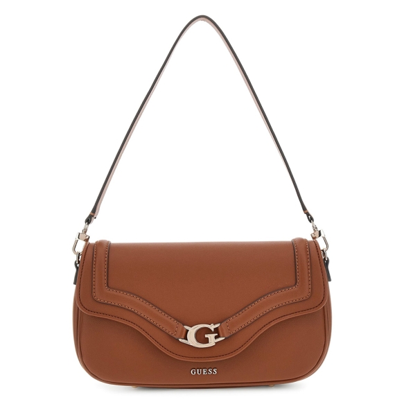 Τσάντα GUESS Dea Flap Shoulder Bag HWBG7993200 Καφέ
