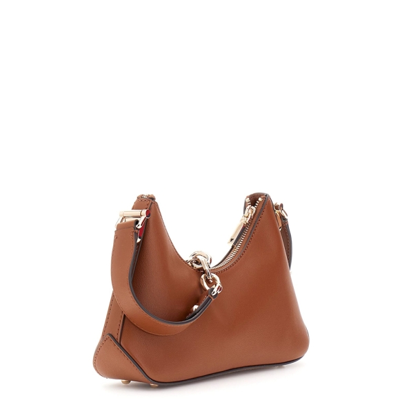 Τσάντα GUESS Dea Crossbody Top Zip HWBG7993730 Καφέ