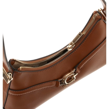 Τσάντα GUESS Dea Crossbody Top Zip HWBG7993730 Καφέ