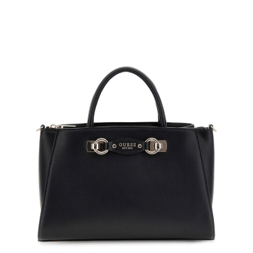 Τσάντα GUESS Mimina Girlfriend Satchel HWBG8015060 Μαύρο