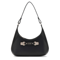 Τσάντα GUESS Mimina Top Zip Shoulder Bag HWBG8015180 Μαύρο