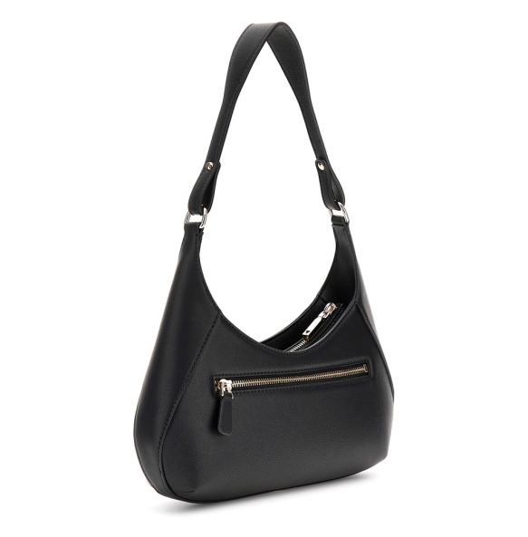 Τσάντα GUESS Mimina Top Zip Shoulder Bag HWBG8015180 Μαύρο