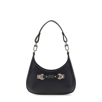 Τσάντα GUESS Mimina Mini Top Zip HWBG8015720 Μαύρο