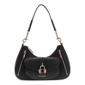 Τσάντα GUESS Jessa Shoulder Bag HWBG8362180 Μαύρο