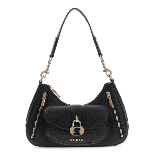 Τσάντα GUESS Jessa Shoulder Bag HWBG8362180 Μαύρο