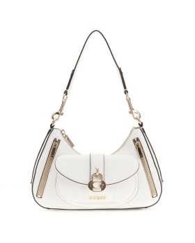 Τσάντα GUESS Jessa Shoulder Bag HWBG8362180 Λευκό