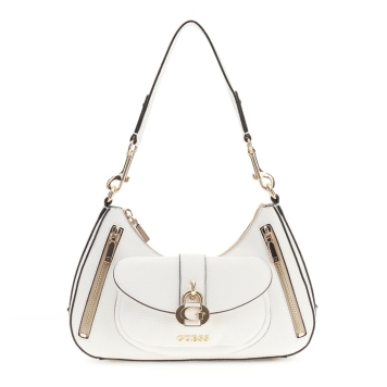 Τσάντα GUESS Jessa Shoulder Bag HWBG8362180 Λευκό
