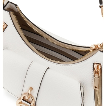 Τσάντα GUESS Jessa Shoulder Bag HWBG8362180 Λευκό