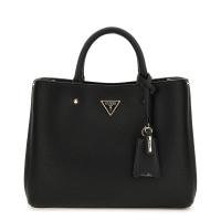 Τσάντα GUESS Meridian Girlfriend Satchel HWBG8778060 Μαύρο
