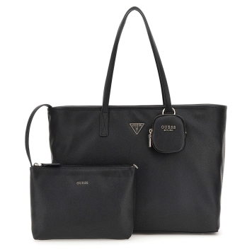 Τσάντα GUESS Power Play Large Tech Tote HWBG9006240 Μαύρο