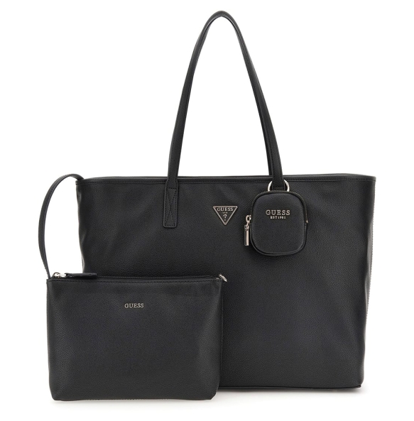 Τσάντα GUESS Power Play Large Tech Tote HWBG9006240 Μαύρο