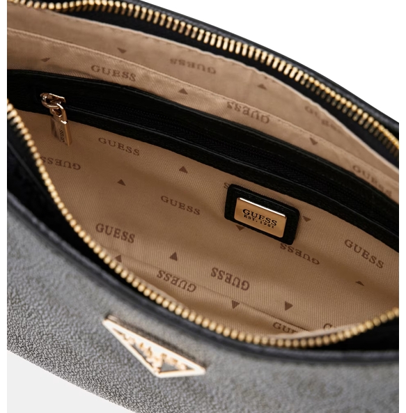 Τσάντα GUESS Noelle Top Zip HWBG9672250 Ανθρακί Τσάντα GUESS Noelle Top Zip HWBG9672250 Ανθρακί