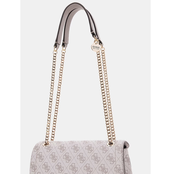 Τσάντα GUESS Noelle Convertible XBody Flap HWBG9672210 Μπεζ Τσάντα GUESS Noelle Convertible XBody Flap HWBG9672210 Μπεζ