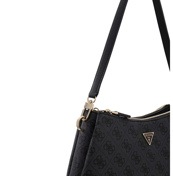 Τσάντα GUESS Noelle Shoulder XBody HWBG9672730 Ανθρακί Τσάντα GUESS Noelle Shoulder XBody HWBG9672730 Ανθρακί
