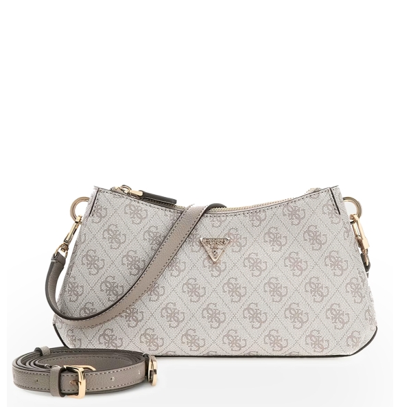 Τσάντα GUESS Noelle Shoulder XBody HWBG9672730 Μπεζ