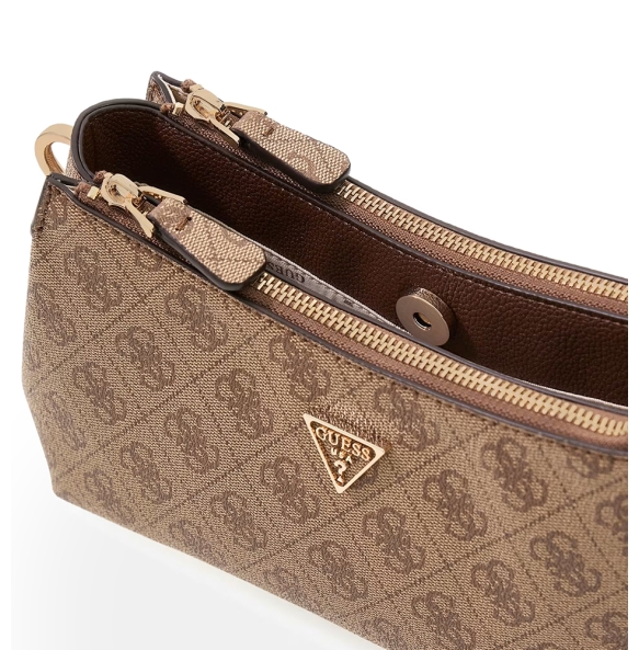 Τσάντα GUESS Noelle Shoulder XBody HWBG9672730 Καφέ Τσάντα GUESS Noelle Shoulder XBody HWBG9672730 Καφέ