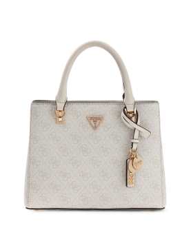 Τσάντα GUESS Noelle Multi Satchel HWBG9672050 Εκρού