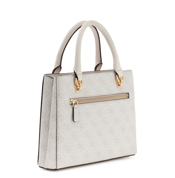 Τσάντα GUESS Noelle Multi Satchel HWBG9672050 Εκρού