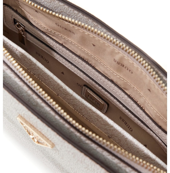 Τσάντα GUESS Noelle Multi Satchel HWBG9672050 Εκρού