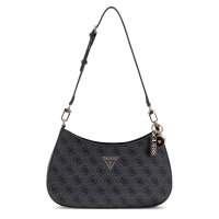 Τσάντα GUESS Noelle Top Zip HWBG9672250 Ανθρακί