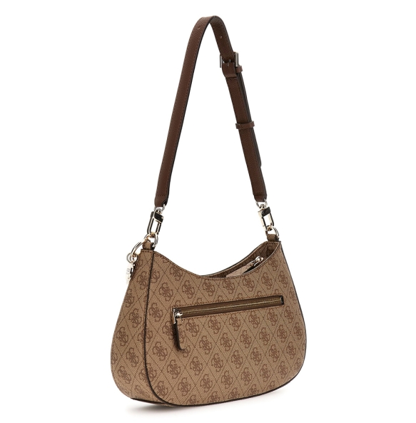 Τσάντα GUESS Noelle Top Zip HWBG9672250 Μπεζ Τσάντα GUESS Noelle Top Zip HWBG9672250 Μπεζ