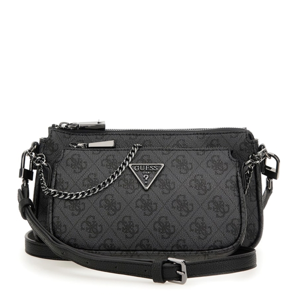 Τσάντα GUESS Noelle Pouch Crossbody HWBG9672710 Ανθρακί