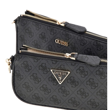 Τσάντα GUESS Noelle Pouch Crossbody HWBG9672710 Ανθρακί