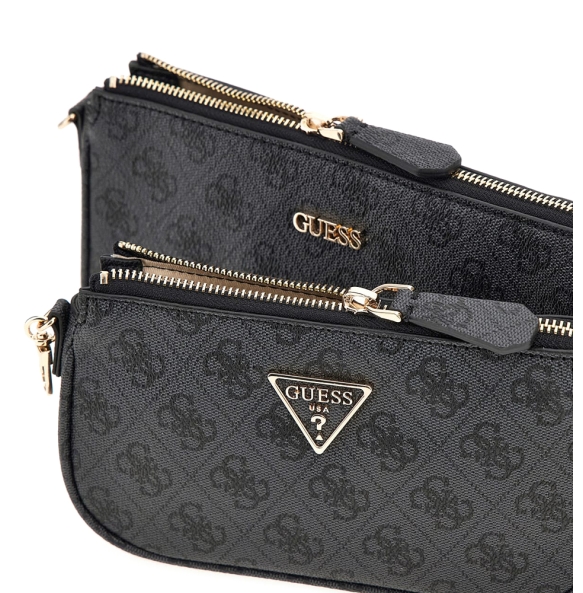 Τσάντα GUESS Noelle Pouch Crossbody HWBG9672710 Ανθρακί Τσάντα GUESS Noelle Pouch Crossbody HWBG9672710 Ανθρακί