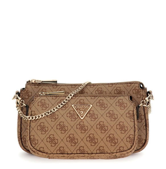 Τσάντα GUESS Noelle Pouch Crossbody HWBG9672710 Μπεζ Τσάντα GUESS Noelle Pouch Crossbody HWBG9672710 Μπεζ