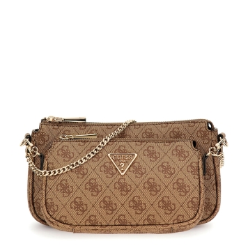 Τσάντα GUESS Noelle Pouch Crossbody HWBG9672710 Μπεζ