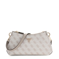 Τσάντα GUESS Noelle Shoulder XBody HWBG9672730 Μπεζ