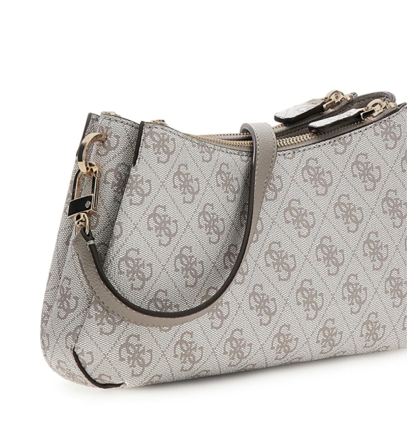 Τσάντα GUESS Noelle Shoulder XBody HWBG9672730 Μπεζ