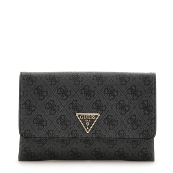 Τσάντα GUESS Noelle XBody Flap Organizer HWBG9672750 Μαύρο