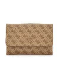 Τσάντα GUESS Noelle XBody Flap Organizer HWBG9672750 Μπεζ