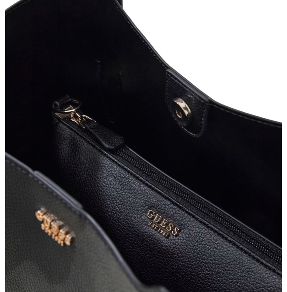Τσάντα GUESS Melody 2 in 1 Tote HWBG9735230 Μαύρο Τσάντα GUESS Melody 2 in 1 Tote HWBG9735230 Μαύρο