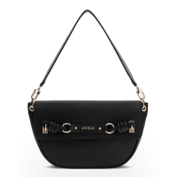 Τσάντα GUESS Camelia Flap Shoulder Bag HWBG9742190 Μαύρο
