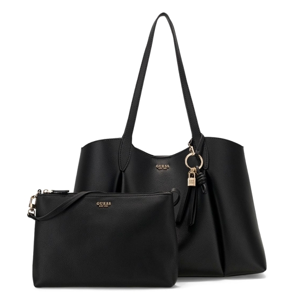 Τσάντα GUESS Melody 2 in 1 Tote HWBG9735230 Μαύρο Τσάντα GUESS Melody 2 in 1 Tote HWBG9735230 Μαύρο