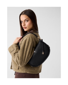 Τσάντα GUESS Danya Hobo Shoulder Bag HWBG9918010 Μαύρο