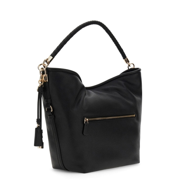 Τσάντα GUESS Danya Hobo Shoulder Bag HWBG9918020 Μα΄ύρο