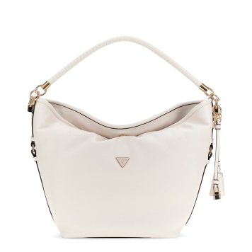 Τσάντα GUESS Danya Hobo Shoulder Bag HWBG9918020 Μπεζ