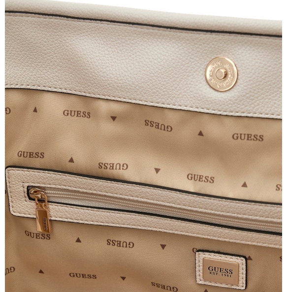 Τσάντα GUESS Danya Hobo Shoulder Bag HWBG9918020 Μπεζ
