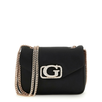 Τσάντα GUESS Pure Mini Convertible xBody Flap HWEG9670780 Μαύρο